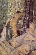 Edgar Degas take a bath in the morning oil painting